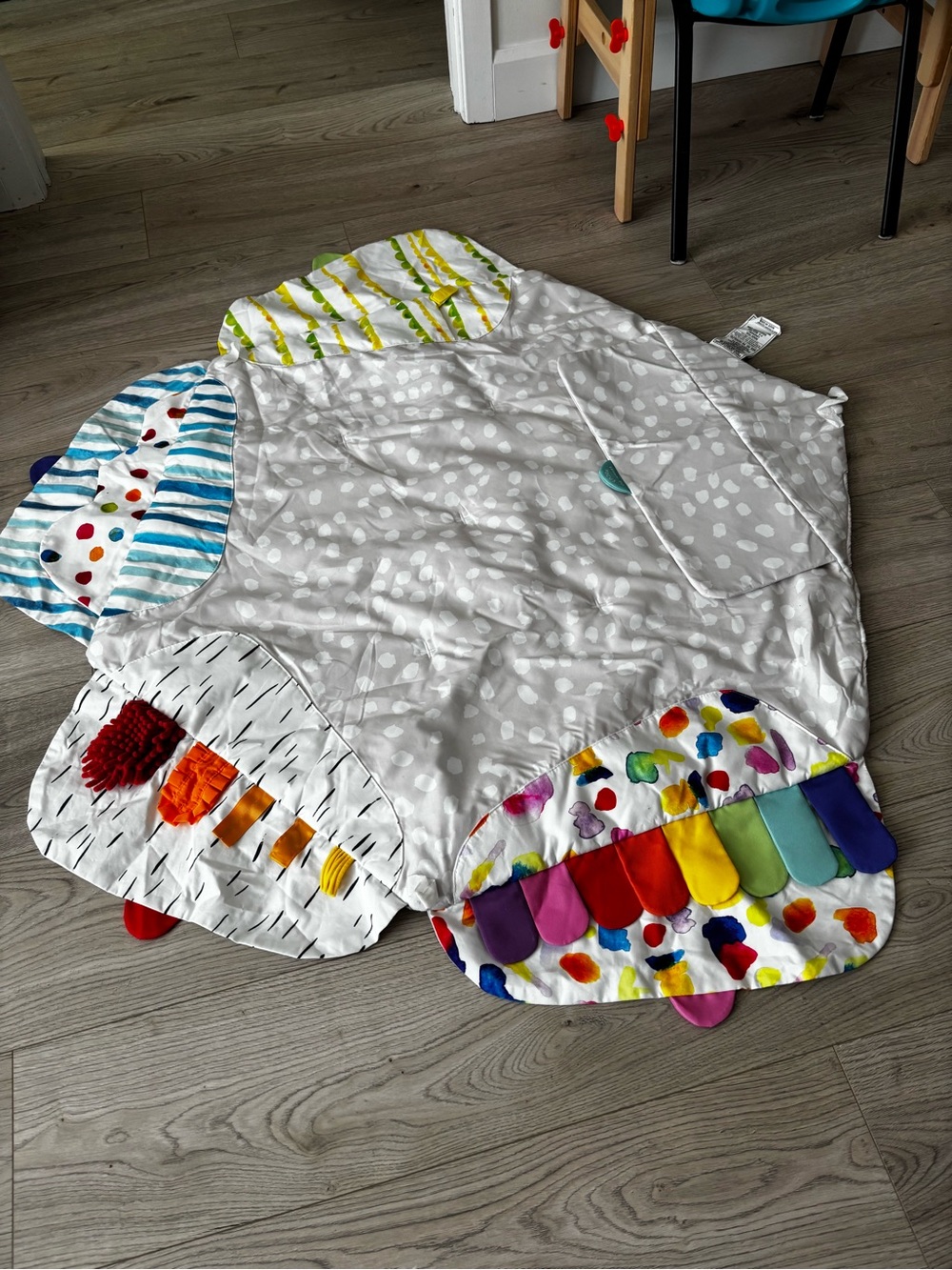 LOVEVERY Polka Dot Baby Play Mat with Colorful Sensory - Play mat only
